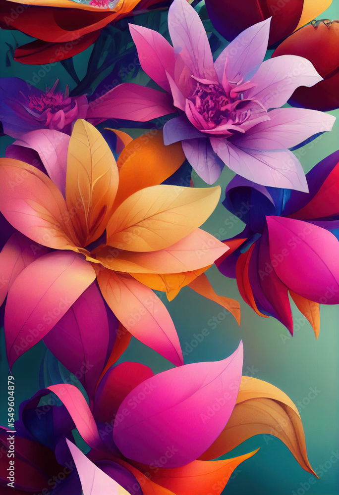 Detailed illustration. Vivid exotic flower bouquet.
Beautiful Natural Background Detailed illustration. Vivid exotic flower bouquet.
Beautiful Natural Background