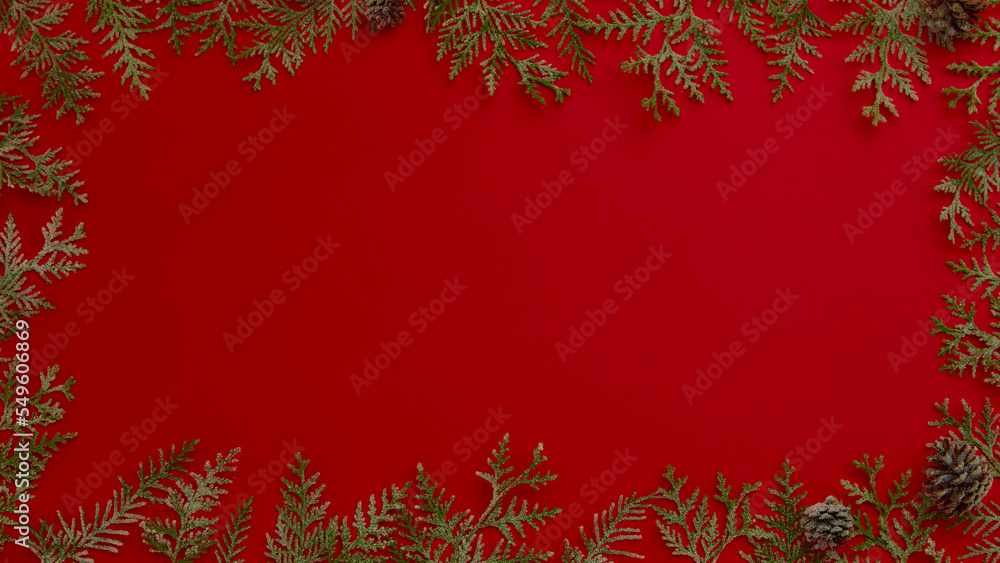 red christmas background with snowflakes red christmas background with snowflakes