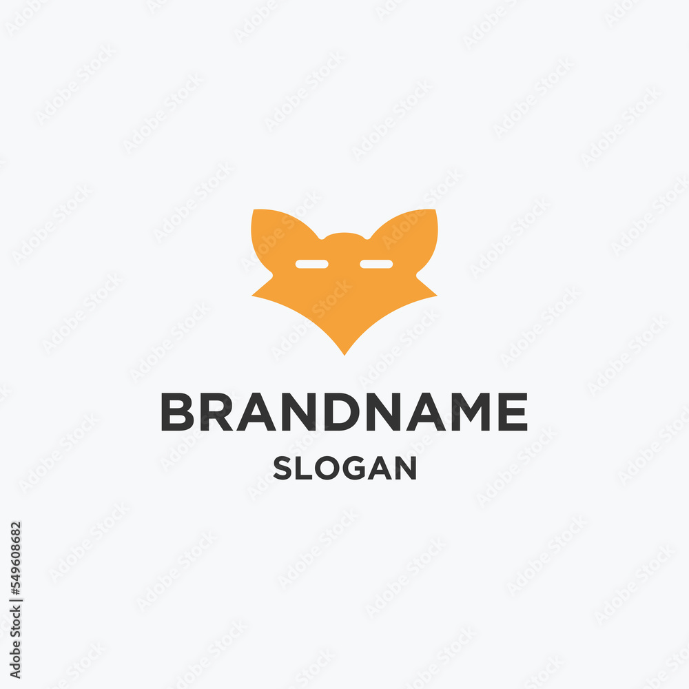 Wolf logo icon design template vector illustration