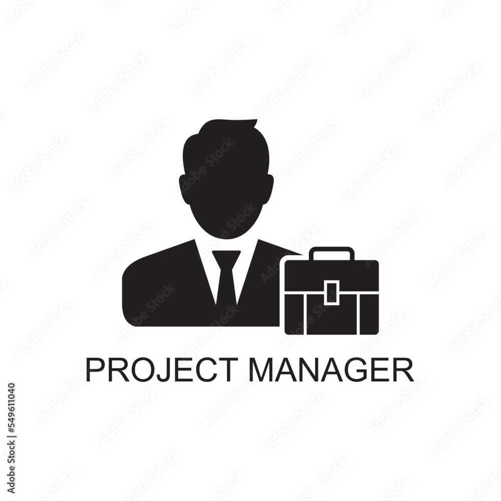 project manager icon , management icon project manager icon , management icon