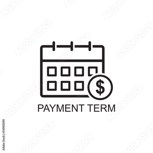payment term icon , business icon