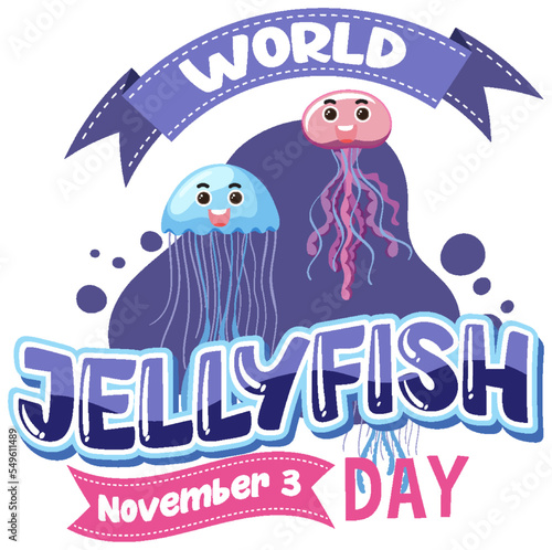 Cute Jellyfish Logo Concept