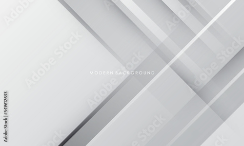 Abstract background white and grey dynamic with lines design