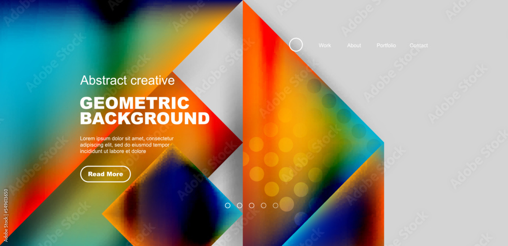 Geometric elements - squares and triangles composition background. Geometric elements - squares and triangles composition background.