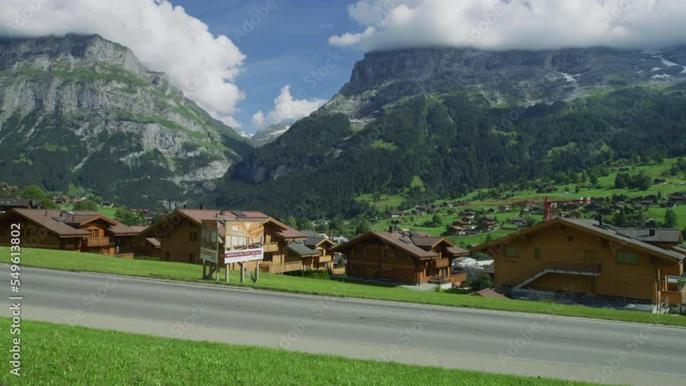 Grindelwald village in Switzerland Grindelwald village in Switzerland