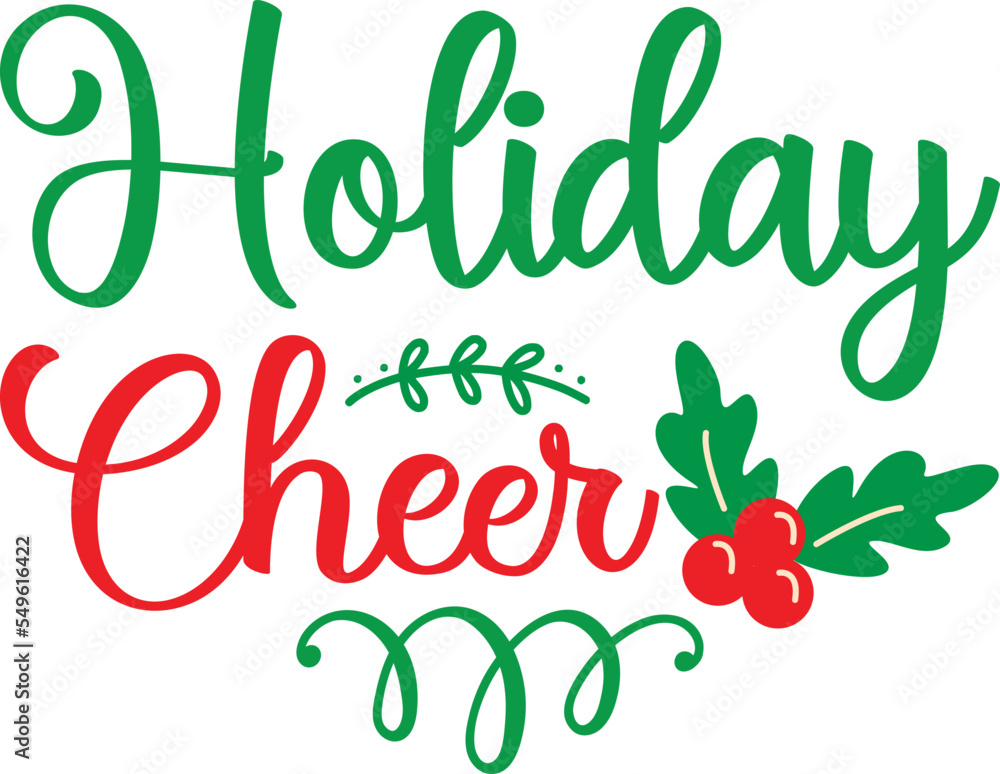 Fototapeta premium Christmas SVG Design