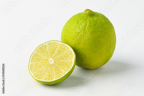 lime isolated on white background