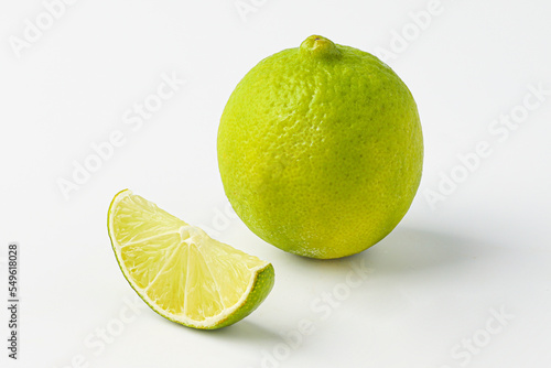 lime isolated on white background