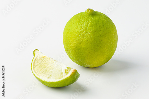 lime isolated on white background