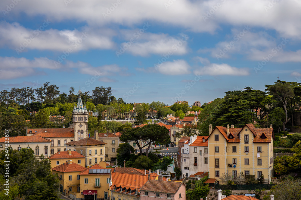 Sintra old town in Portugal	