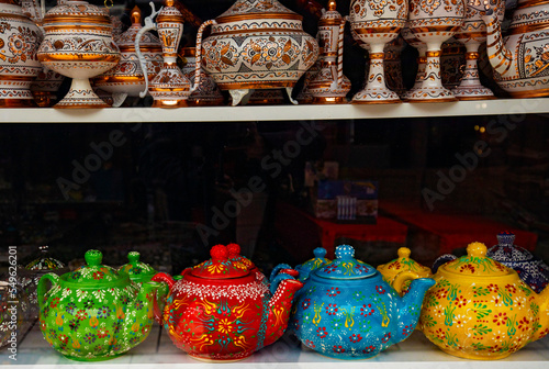pots in a shop
