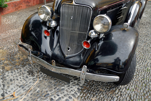 old timer close up in funchal