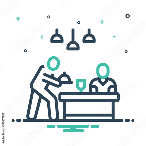 Mix icon for hospitality