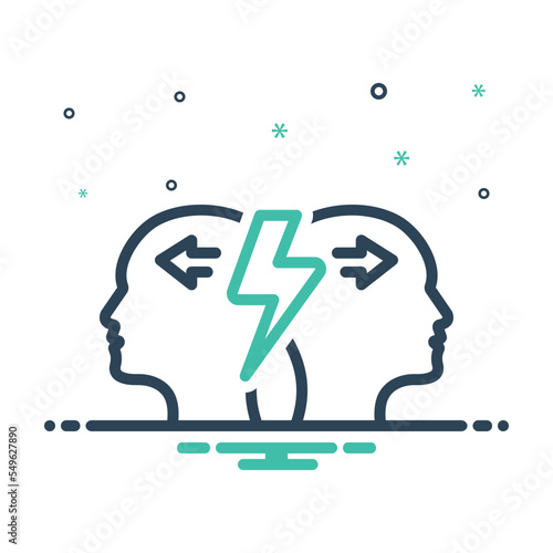 Mix icon for conflict