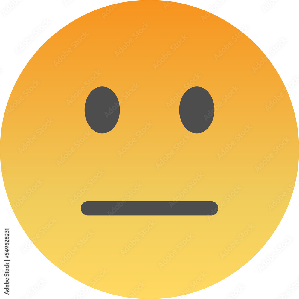 Neutral face icon Neutral face icon