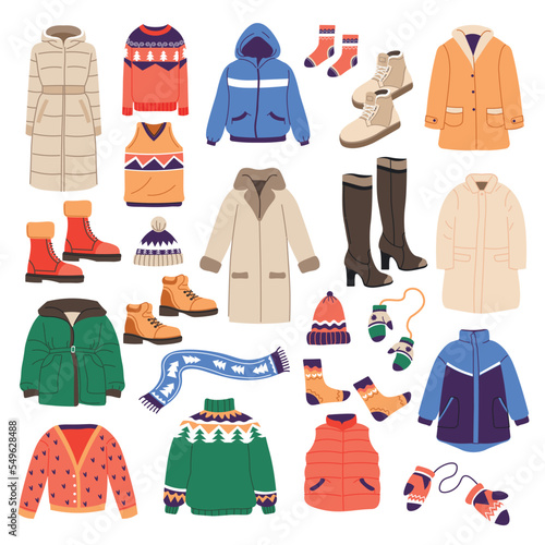Winter clothing, clothing for cold winter season