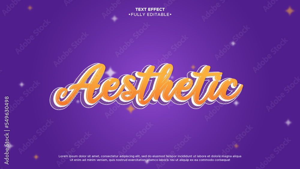 aesthetic purple text effect