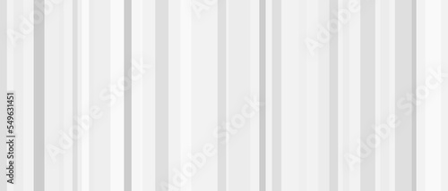 White trend background wide, neutral striped wallpaper splash, abstract texture. Minimal gray template with lines for website, light gradient design, vector illustration.