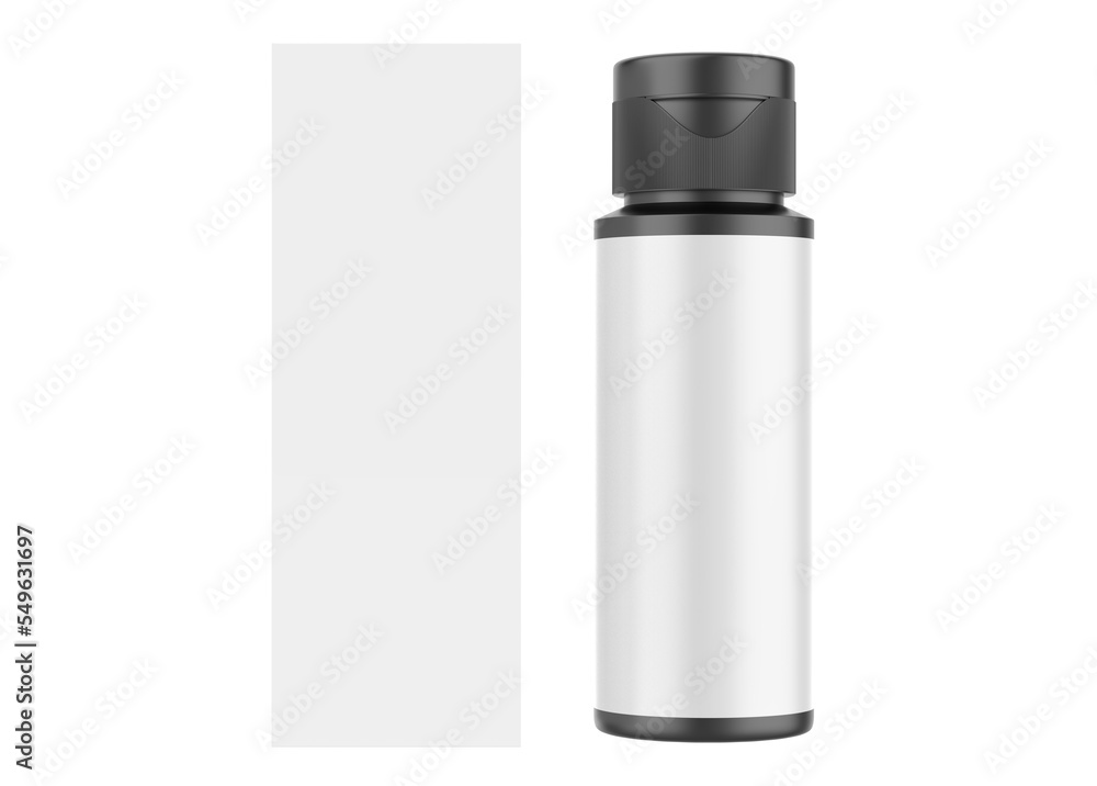 High resolution cosmetic bottle package isolated mockup fit for your design element. 3d illustration High resolution cosmetic bottle package isolated mockup fit for your design element. 3d illustration