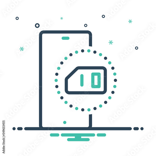 Mix icon for gsm