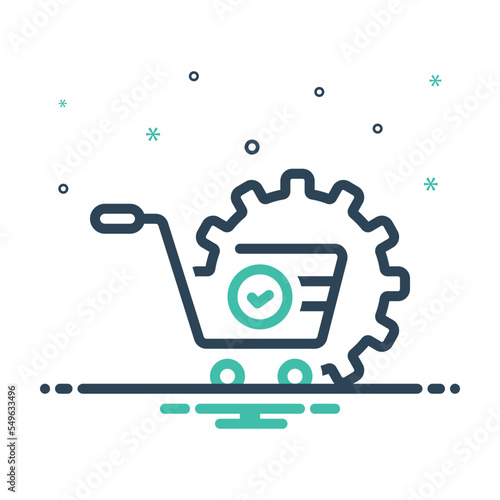 Mix icon for procurement