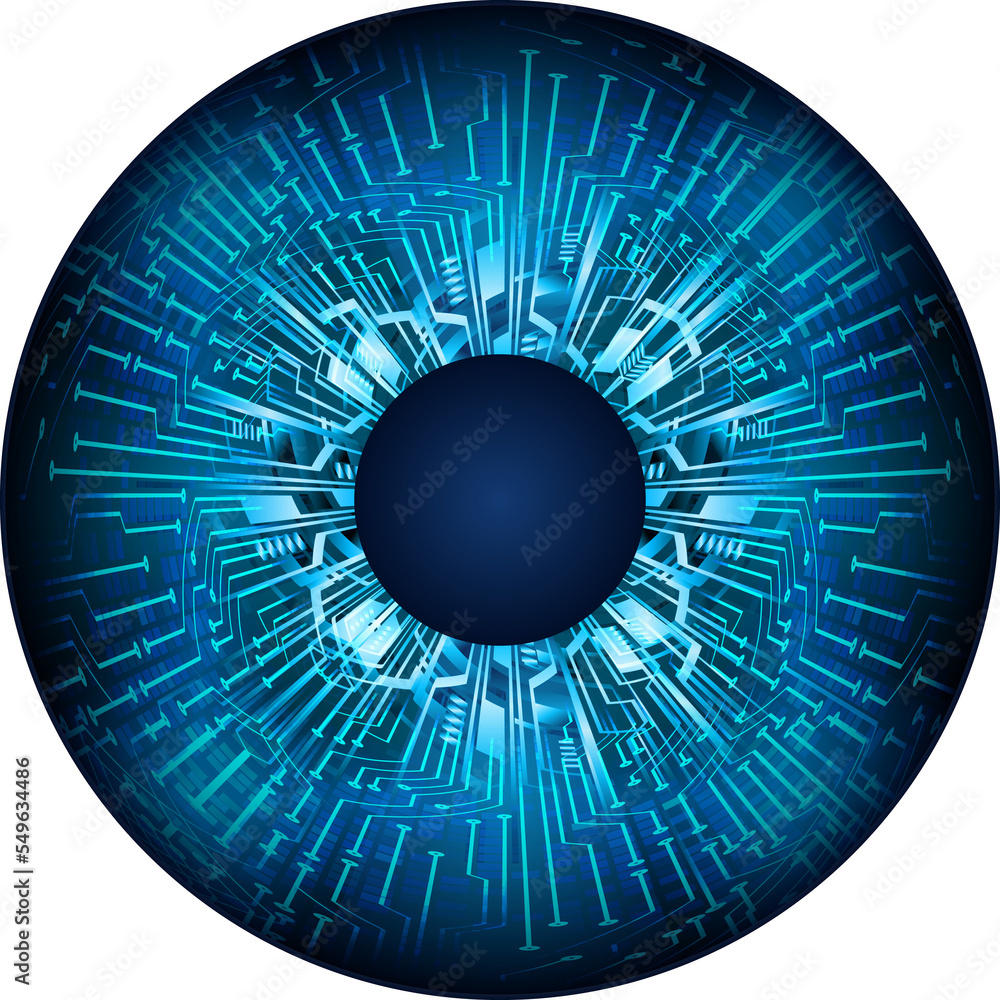 eye cyber circuit future technology concept background eye cyber circuit future technology concept background