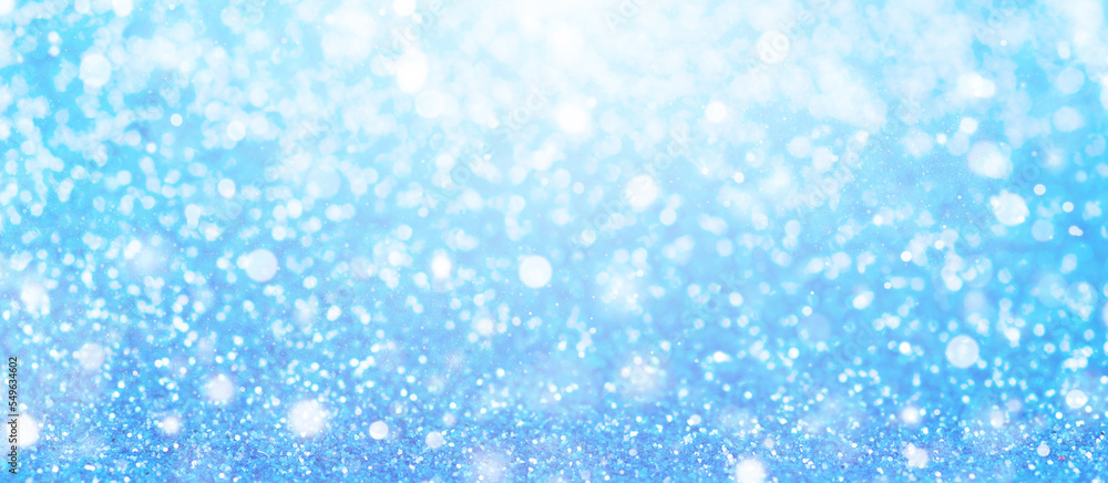 shiny background sparkle in blue color lights bokeh
defocus