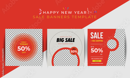 Fashion Sale Social Media Banners. Sale Social Media Banners Pack