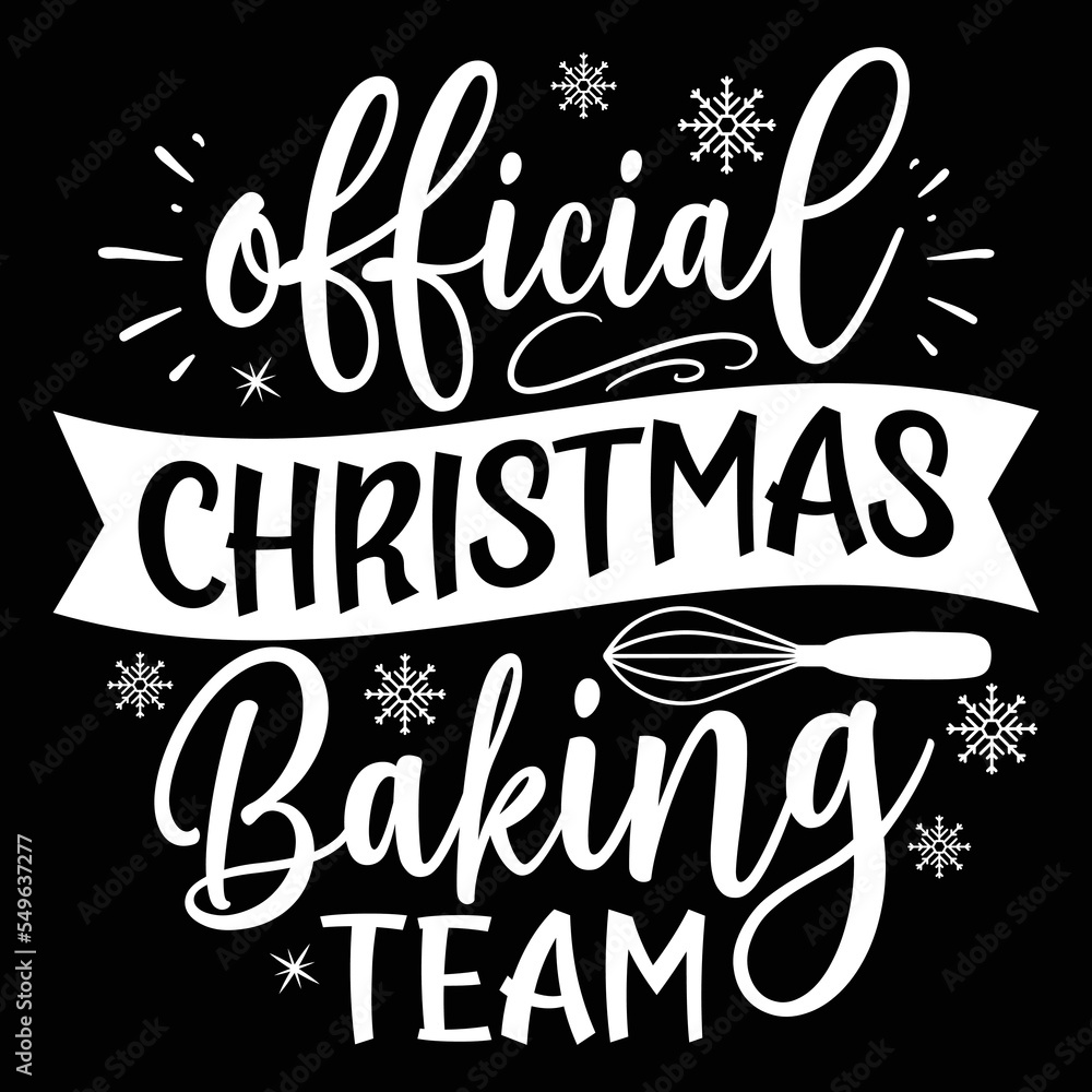 Official Christmas baking team