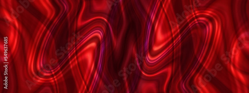 Red silk background with shiny stains, modern and stylist red liquid marble pattern, red abstract background used in wallpaper, cover, design, banner, and web design.