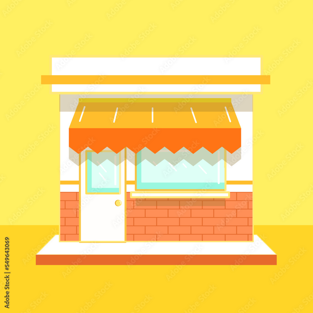 Shop illustration in vector style