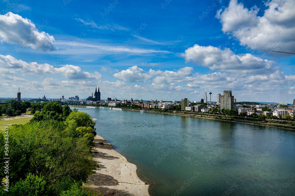 panorama taken in cologne germany, north europe