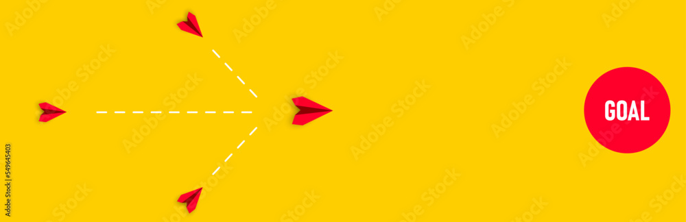 red paper airplanes flying to destination.annual plan idea concept. business creativity new idea discovery innovation technology. red paper airplanes flying to destination.annual plan idea concept. business creativity new idea discovery innovation technology.