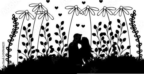 Couple Valentine Love Svg