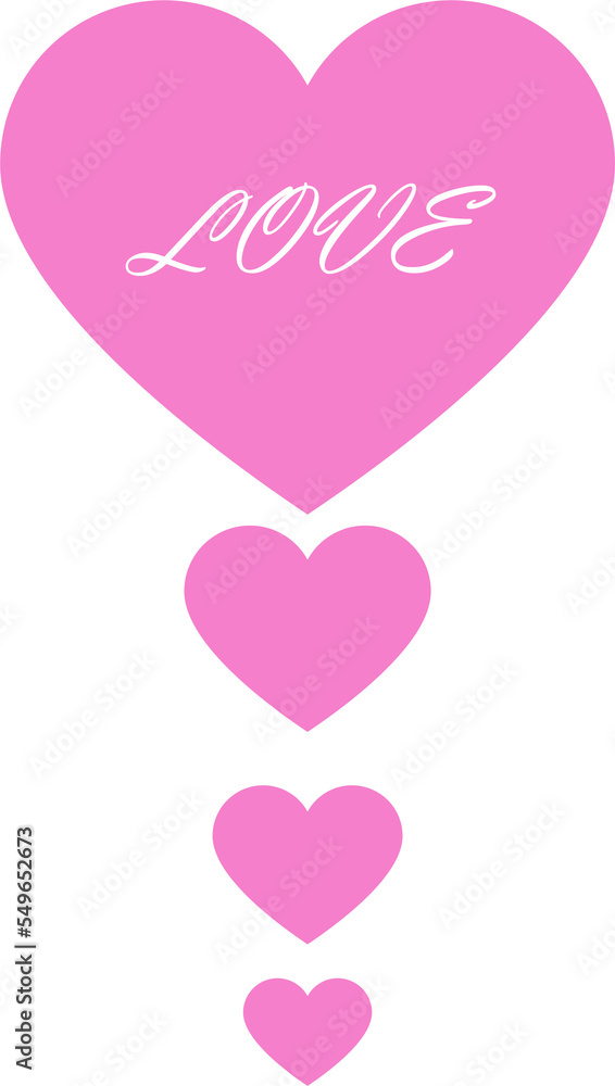 Heart pink PNG 23