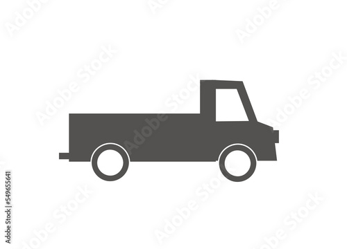 fast delivery truck icon vector © nezezon