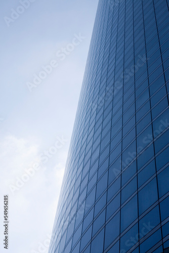 modern office building with blue sky