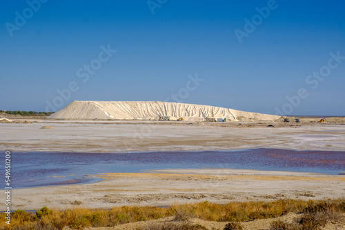 France, Provence-Alpes-Cote dAzur, Salin-de-Giraud, Vast salt flat photo