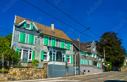 Historic slate houses in Solingen-Grafrath - North Rhine-Westphalia, Germany