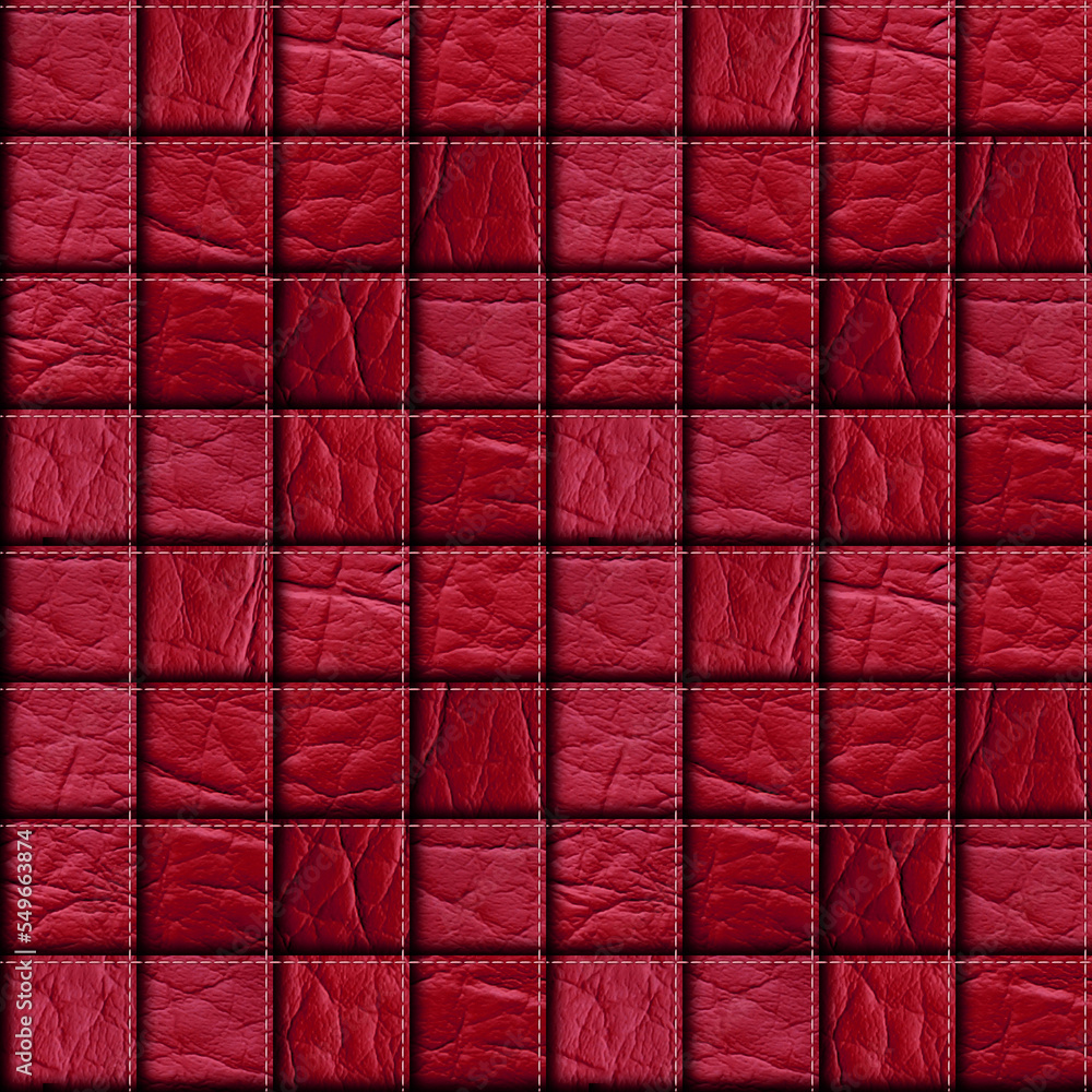 Fototapeta premium seamless leather patchwork background