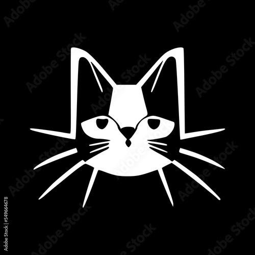 Portrait of a cat. Vector i...