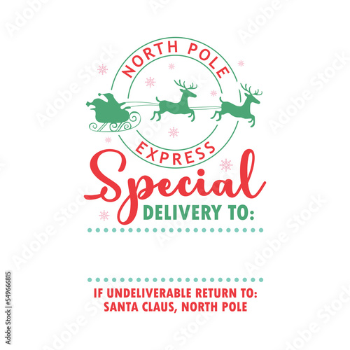 North pole express special delivery to