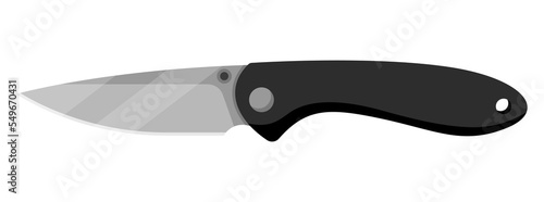 Jackknife. Cute jackknife isolated on white background. Vector illustration