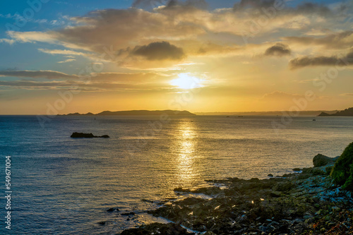 Sonnenaufgang an der Granitk  ste