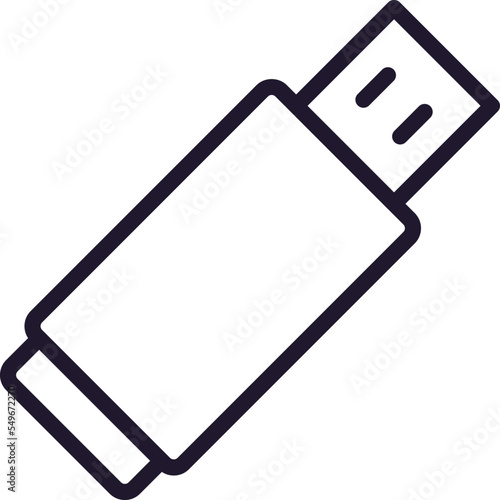 Device line icon on white background