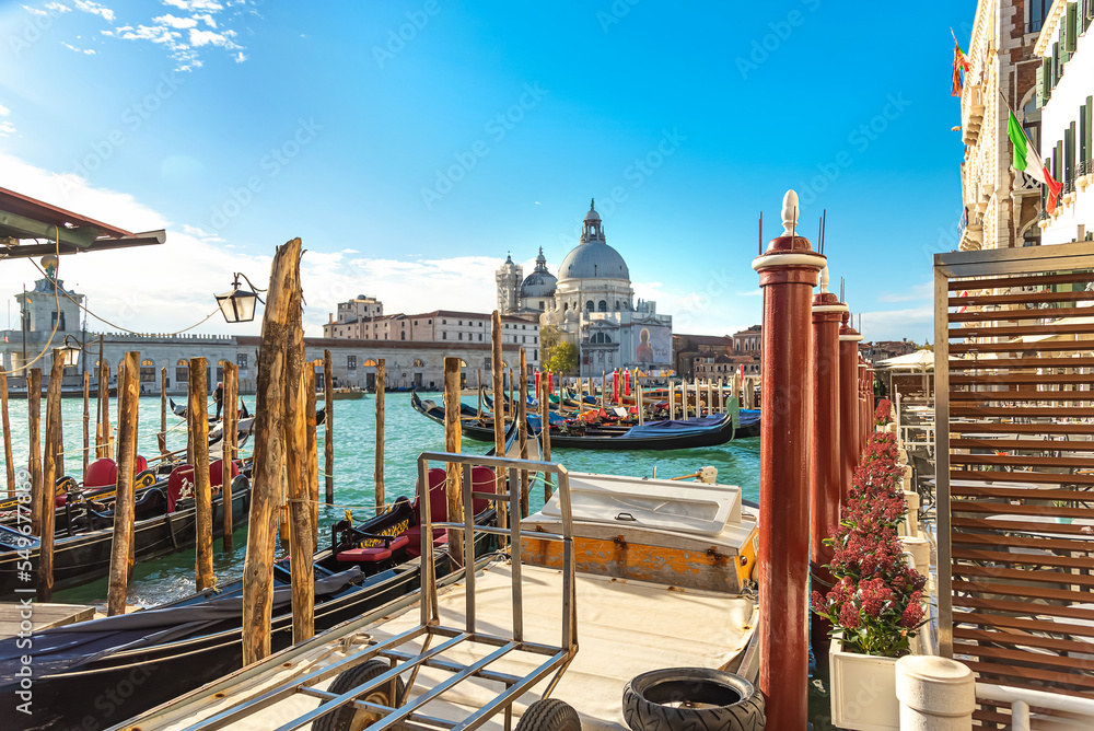 Venice. View of the Grand Canal from the S. Marco Pier