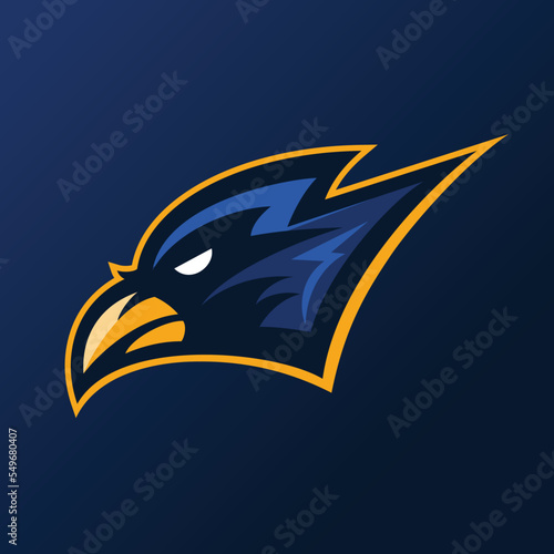crow mascot logo