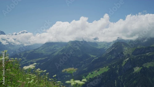 View from Schynige Platte, Switzerland photo