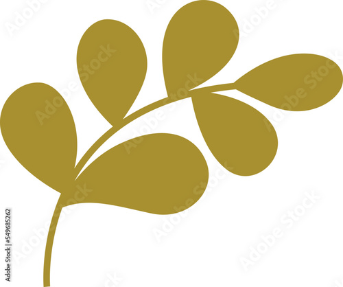 Leaf flat icon Nature Decor element