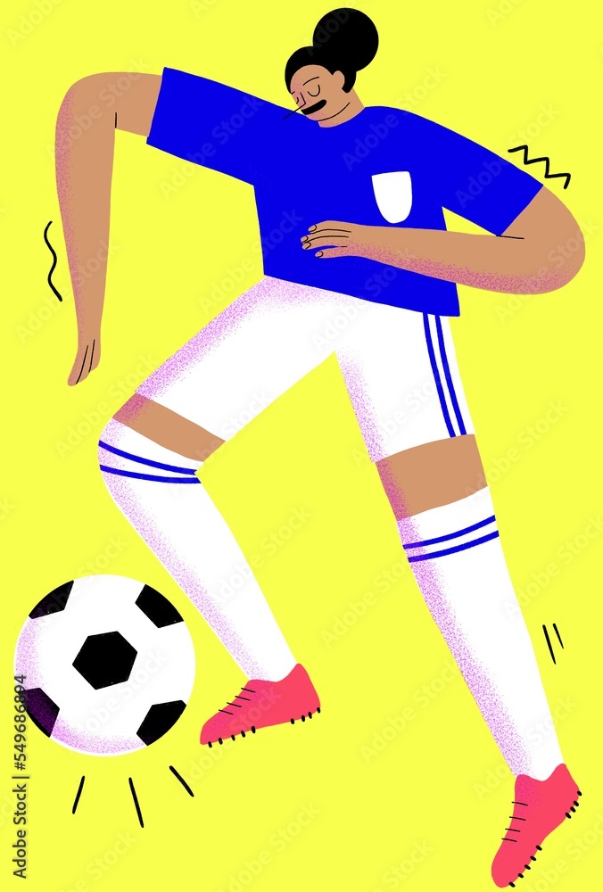 Woman footballer
